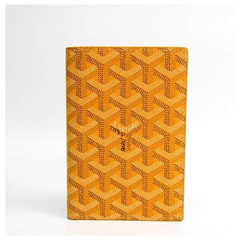 goyard passport holder yellow|passport cover Goyard.